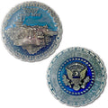 US Navy CVN-67 John F. Kennedy Aircraft Carrier Collectible Challenge Coin