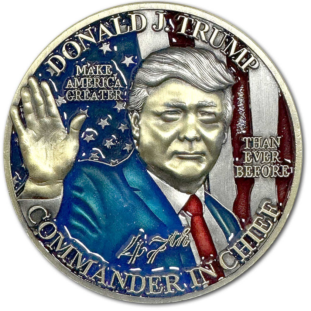 Donald J Trump 47th Commander In Chief Presidential Coin