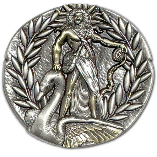 Apollo Greek God of Oracles, Healing, Archery, Music, Swan Ancient Collectible Coin