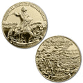 Siege Of Yorktown Battles of the American Revolution 24k Gold Clad Collectible Coin