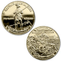 Battle of Lexington And Concord Battles of the American Revolution Gold Clad Coin