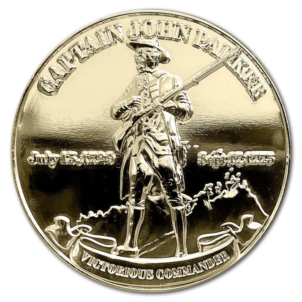 Battle of Lexington And Concord Battles of the American Revolution Gold Clad Coin