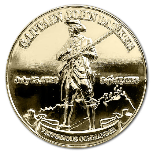 Battle of Lexington And Concord Battles of the American Revolution Gold Clad Coin