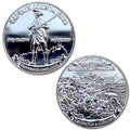 Battle of Lexington And Concord Battles of the American Revolution Sterling Silver Clad Collectible Coin