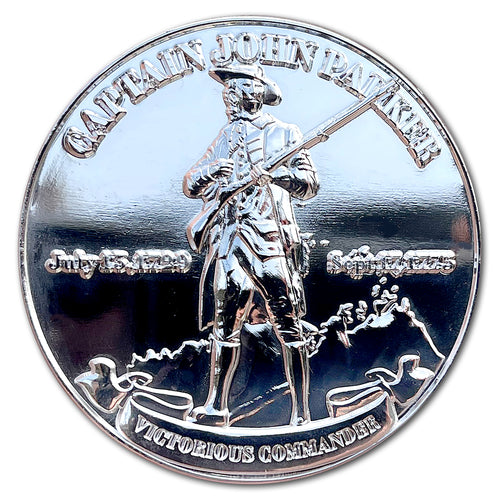 Battle of Lexington And Concord Battles of the American Revolution Sterling Silver Clad Collectible Coin