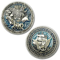 US Navy 250th Anniversary Birthday King Neptune Veteran Collectible Challenge Coin