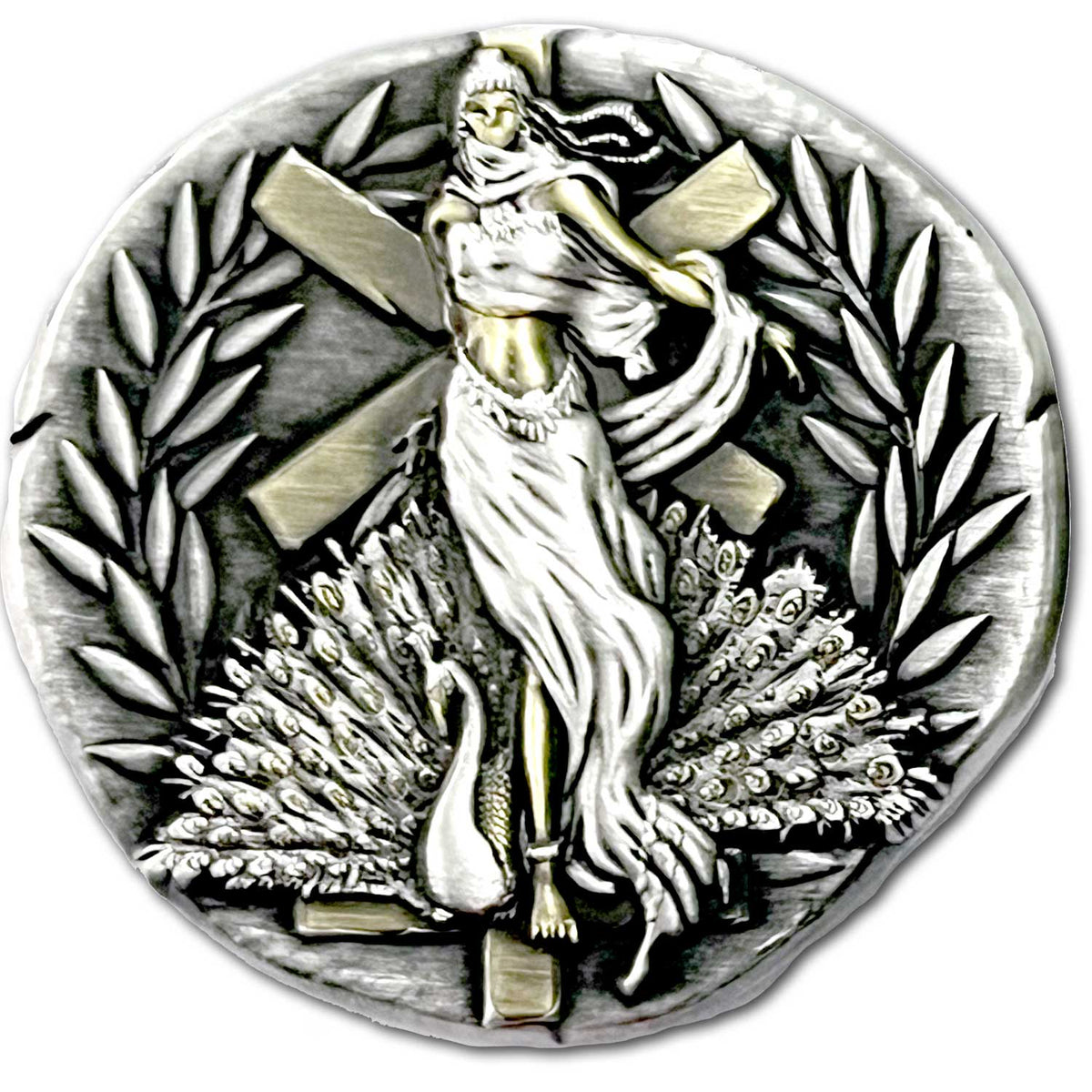 Hera Greek Goddess of Marriage, Women, Family, and the Protector of Women During Childbirth Ancient Collectible Coin