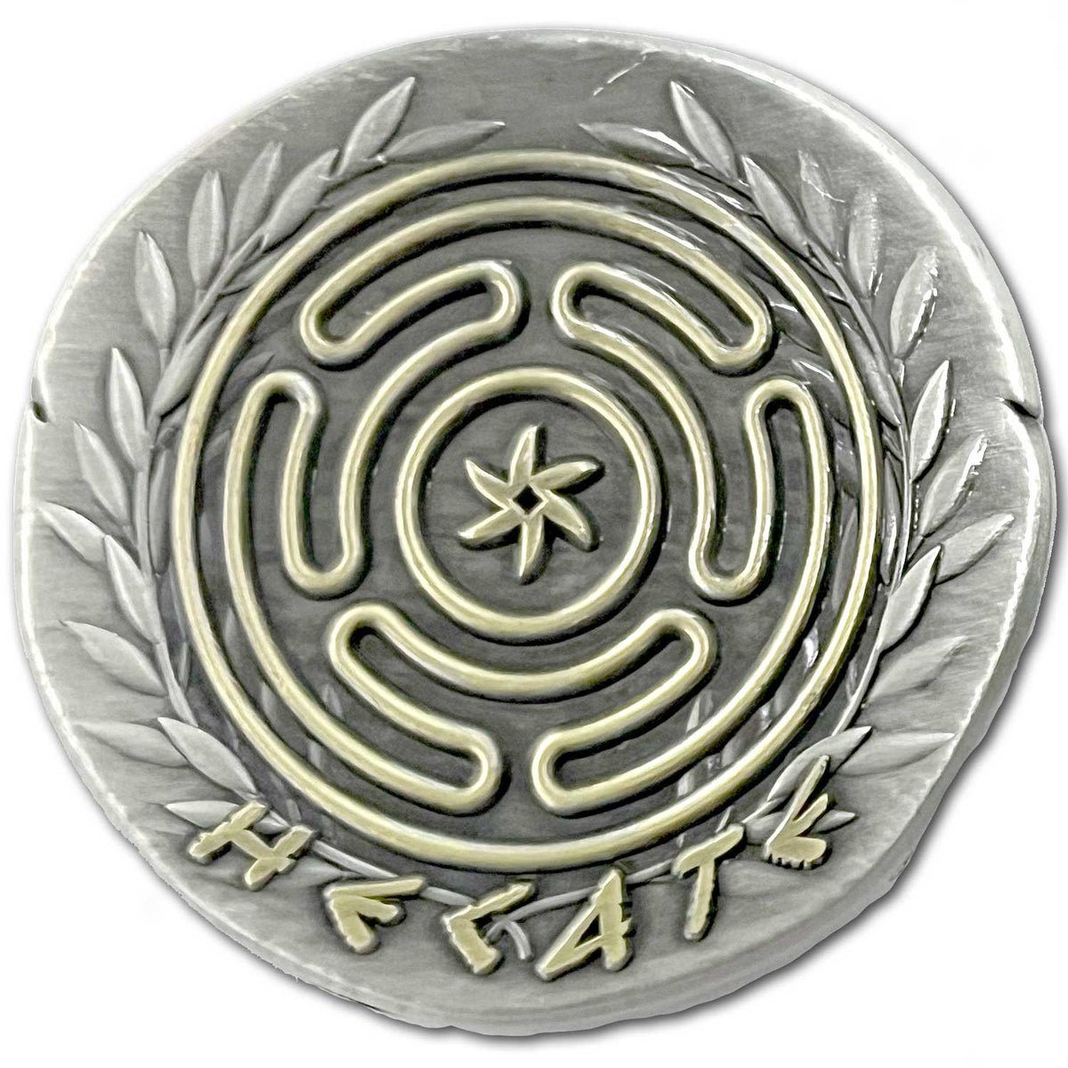 Hecate Greek Goddess of Witchcraft, Crossroads, Night, Light, Magic, Drugs, and the Moon Ancient Collectible Coin