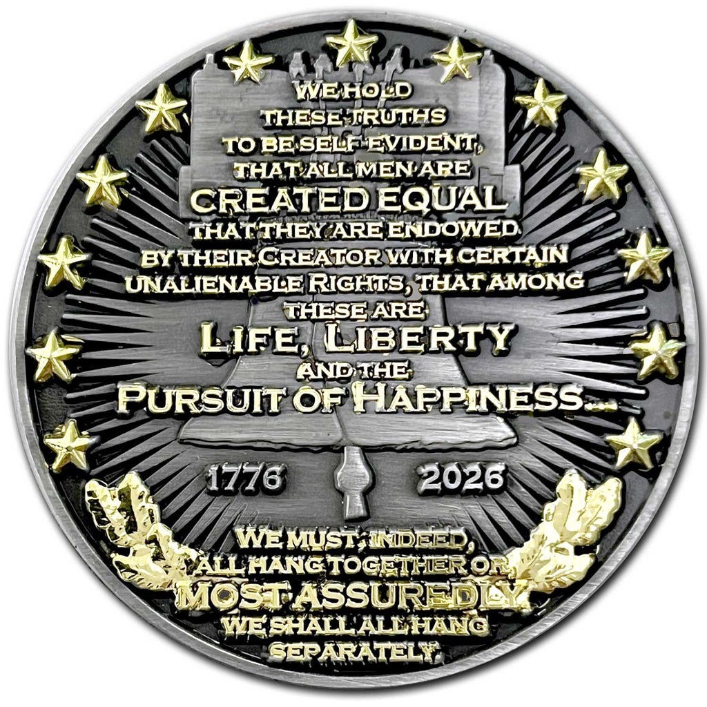 USA 250th Anniversary Birthday Spirit of 76 Patriotic Collectible Challenge Coin