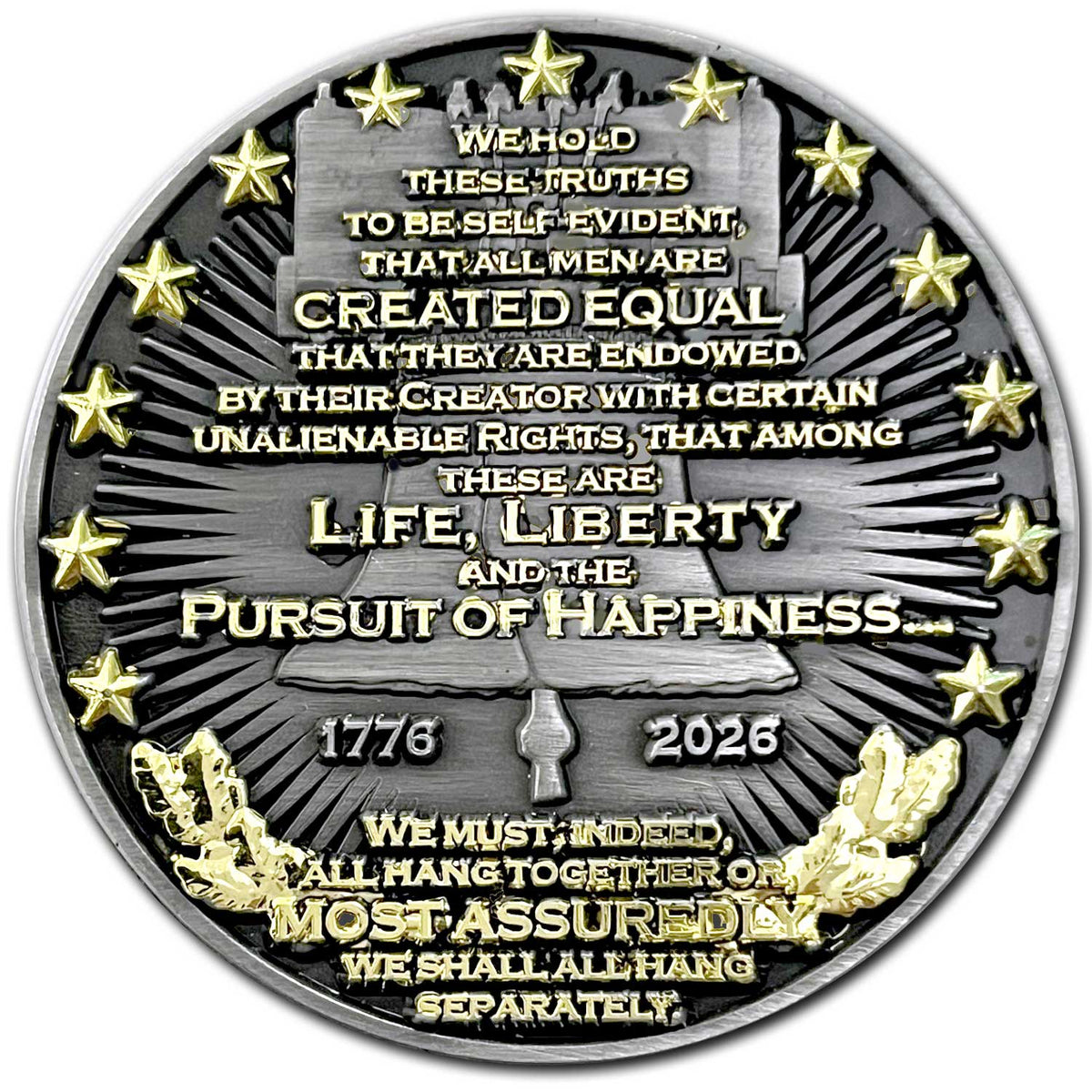 USA 250th Anniversary Birthday Spirit of 76 Patriotic Collectible Challenge Coin