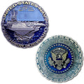 USS Harry S. Truman CVN-75 US Navy Aircraft Carrier Collectible Challenge Coin