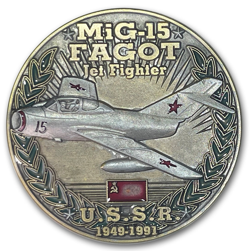 MiG-15 USSR Cold War Combatants Challenge Coin