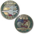 MiG-21 Fishbed USSR Cold War Combatants Challenge Coin