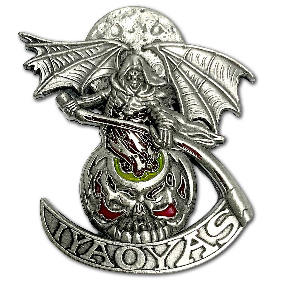 IYAOYAS Grim Reaper Veteran Military Collectible Challenge Coin