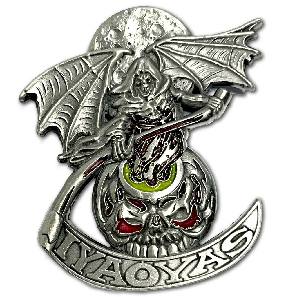 IYAOYAS Grim Reaper Veteran Military Collectible Challenge Coin