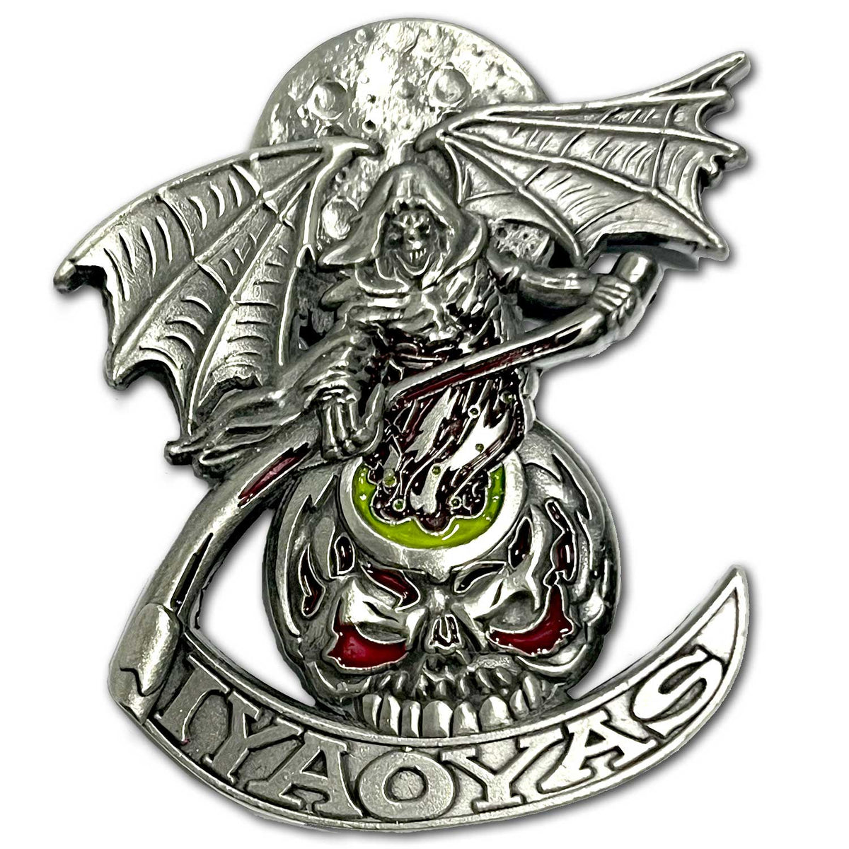 IYAOYAS Grim Reaper Veteran Military Collectible Challenge Coin