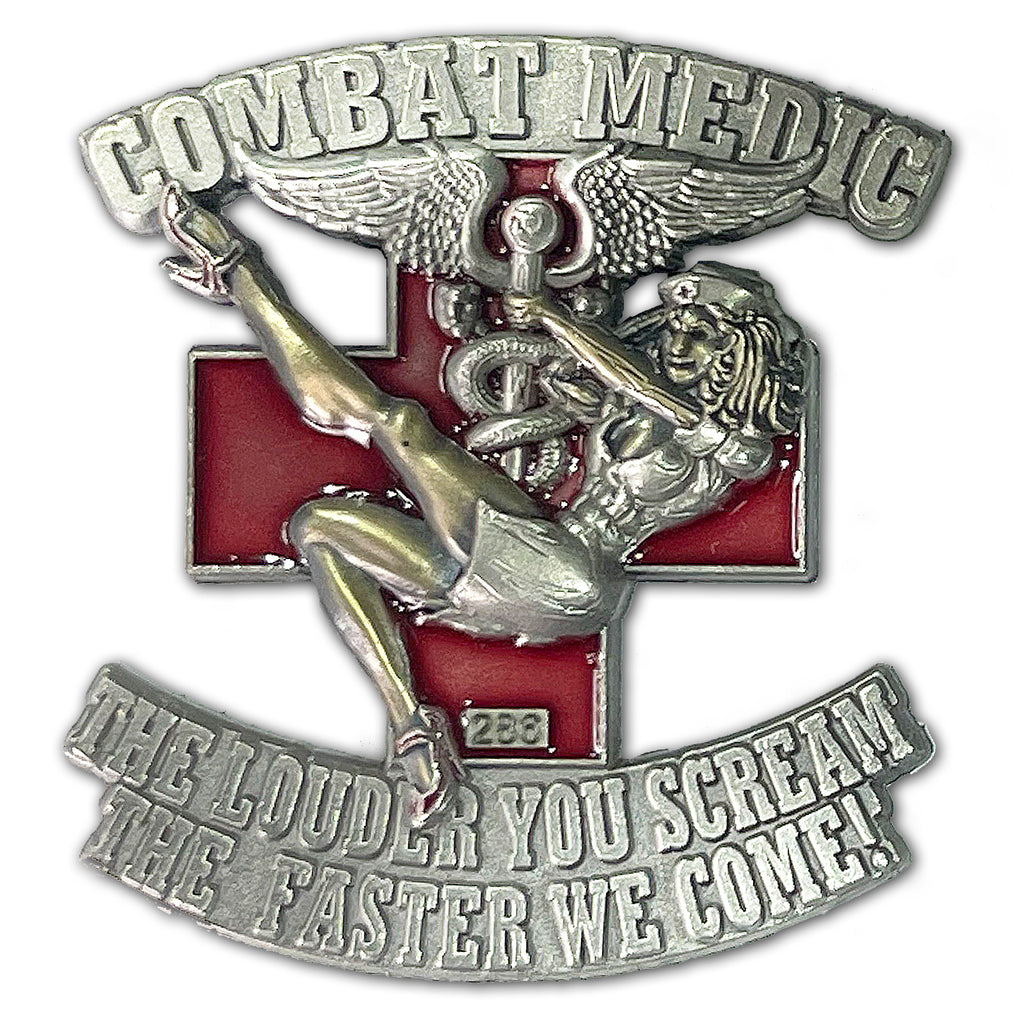 Army Combat Medic 68 Whiskey Pin Up Girl Collectible Challenge Coin (Copy)