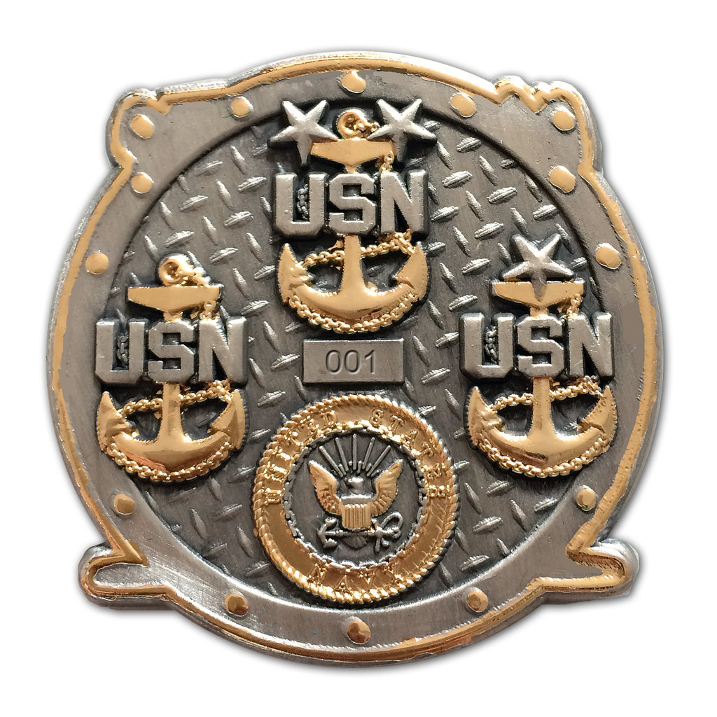 US Navy Chief Goatlocker Tavern Established 1893 Veteran Collectible Challenge Coin