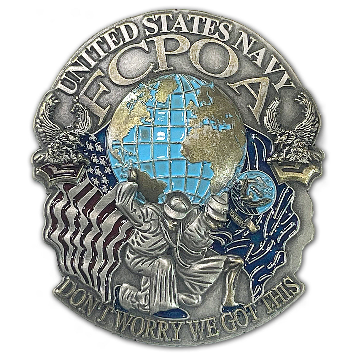 FCPOA We Got This First Class Petty Officer Association US Navy Veteran Collectible Challenge Coin