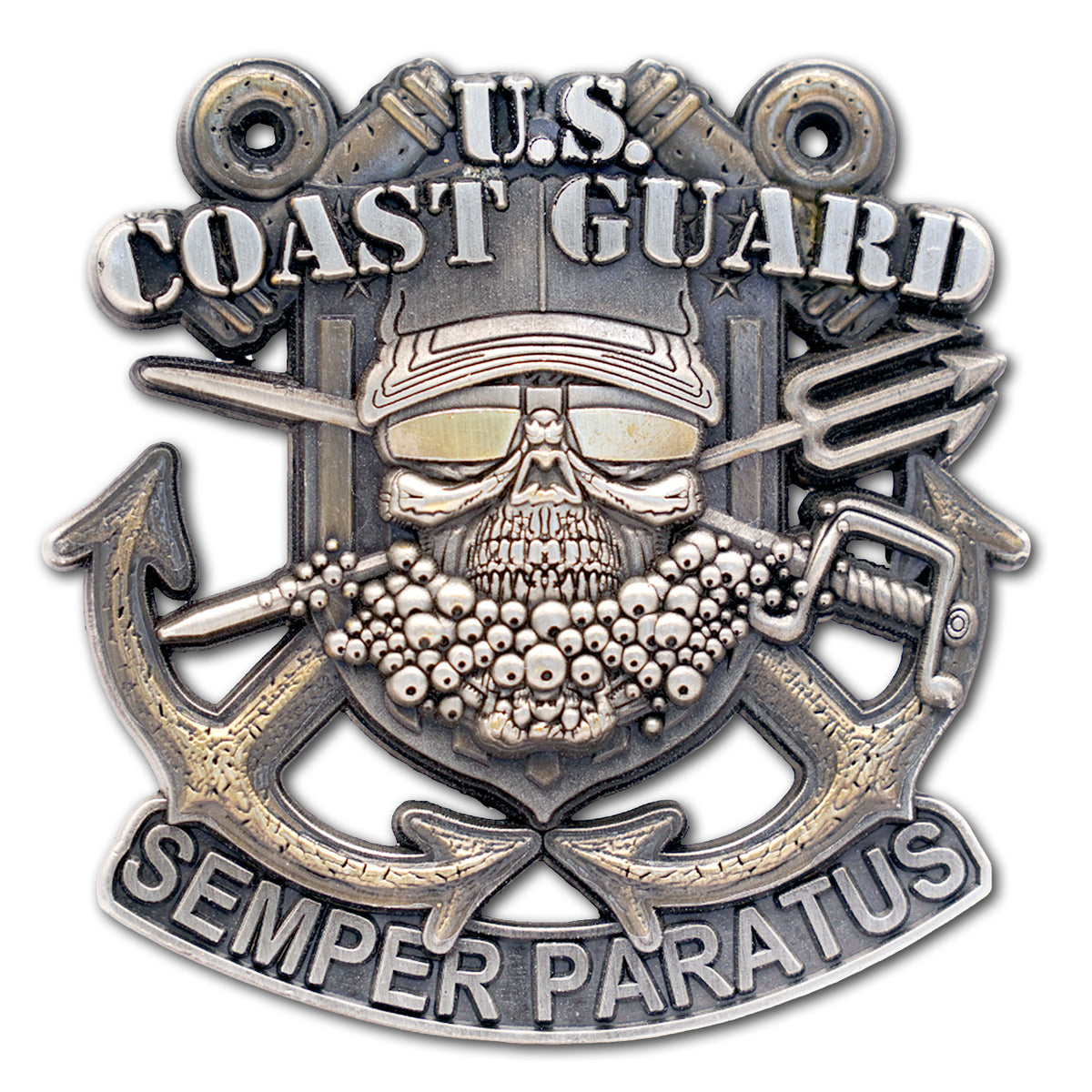 USCG Semper Paratus Coast Guard Veteran Military Collectible Challenge Coin