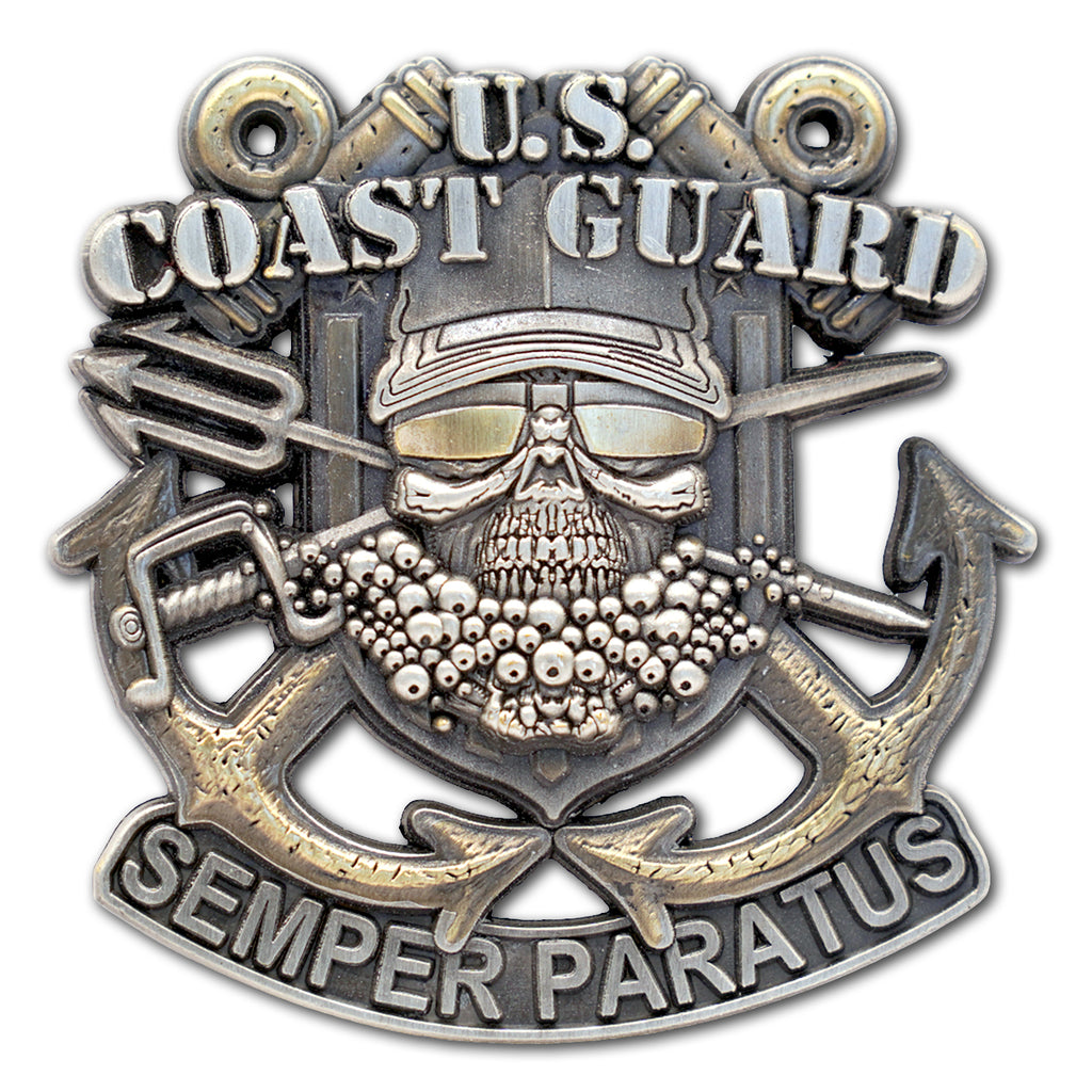 USCG Semper Paratus Coast Guard Veteran Military Collectible Challenge Coin