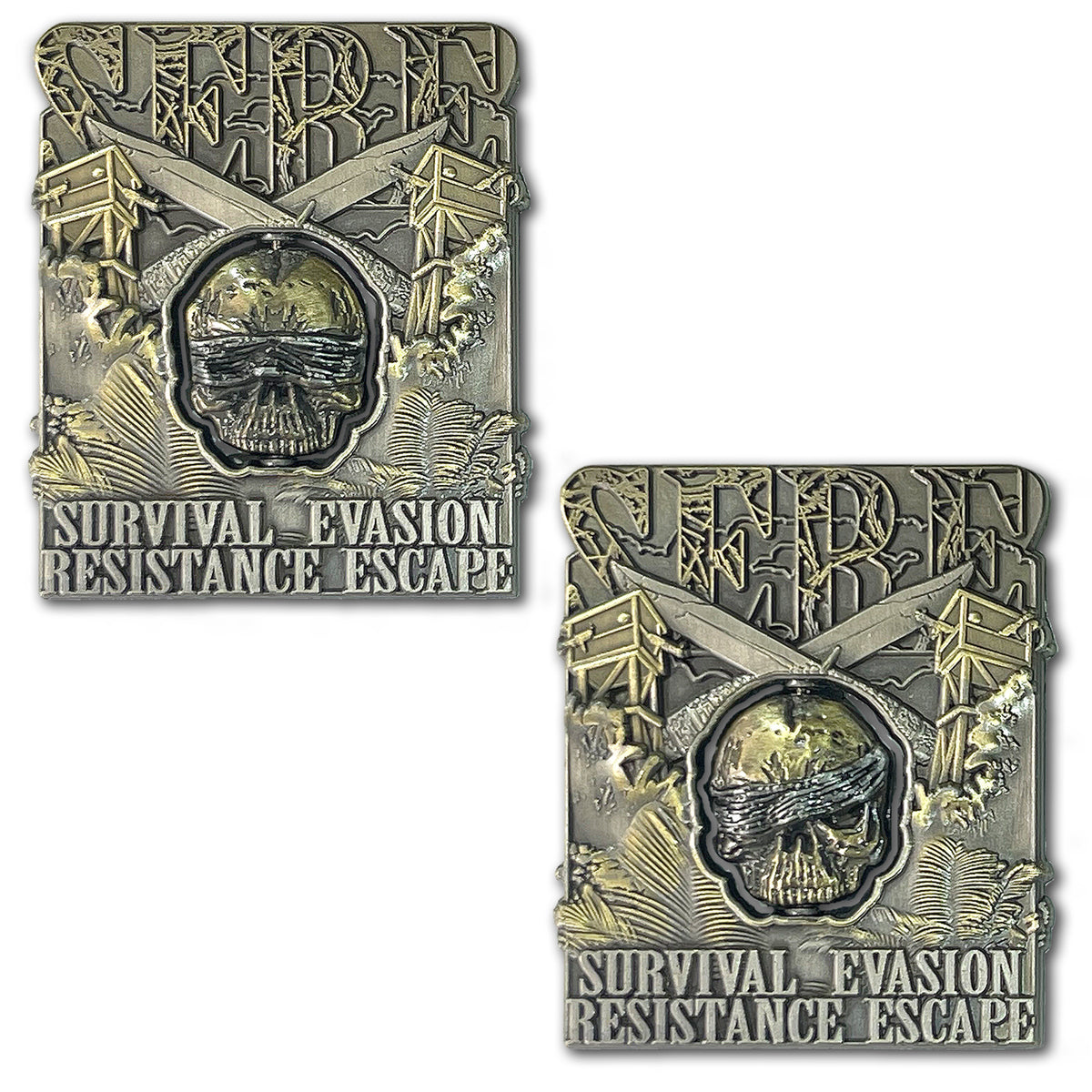 SERE Survival Evasion Resistance Escape Training Collectible Military Spinner Challenge Coin