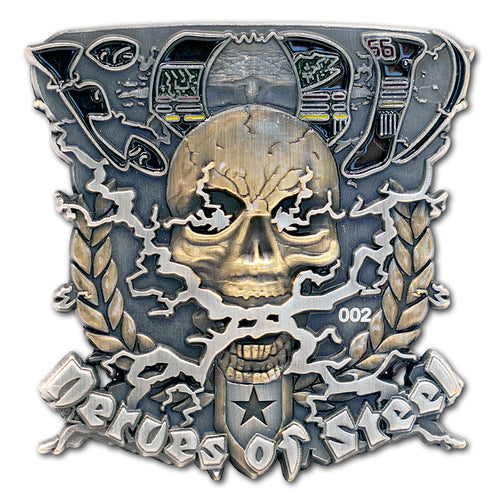 EOD Explosive Ordnance Disposal Nerves of Steel Veteran Law Enforcement Collectible Challenge Coin