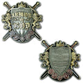 Armor of God Ephesians 6:13-17 Collectible Prayer Challenge Coin