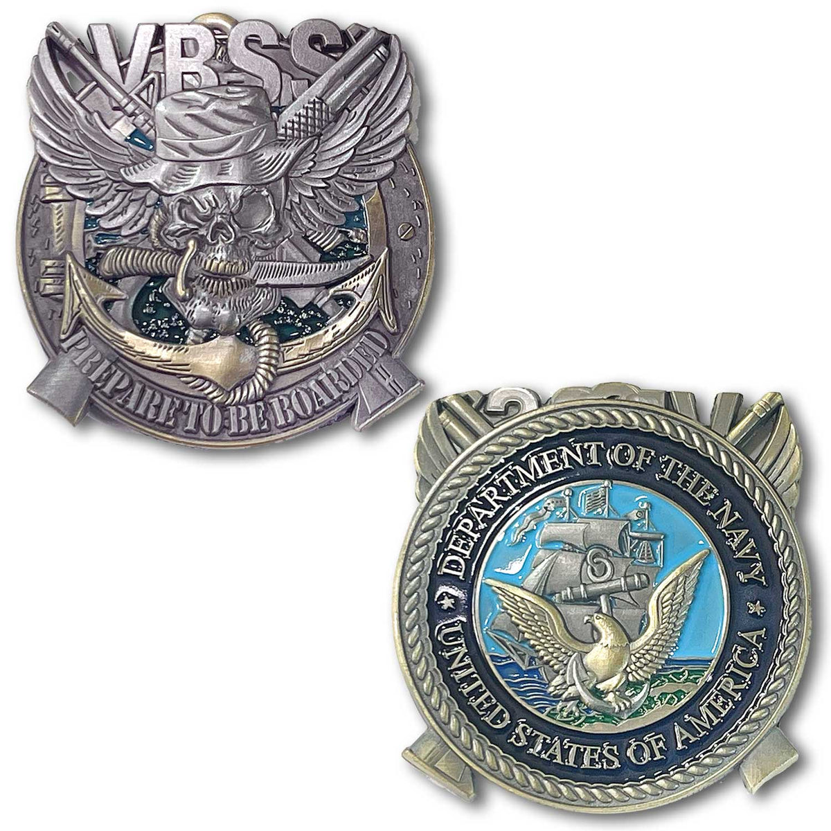 US Navy VBSS Visit Board Search Seizure Veteran Collectible Military Challenge Coin (Copy)