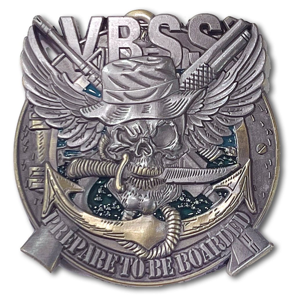 US Navy VBSS Visit Board Search Seizure Veteran Collectible Military Challenge Coin (Copy)