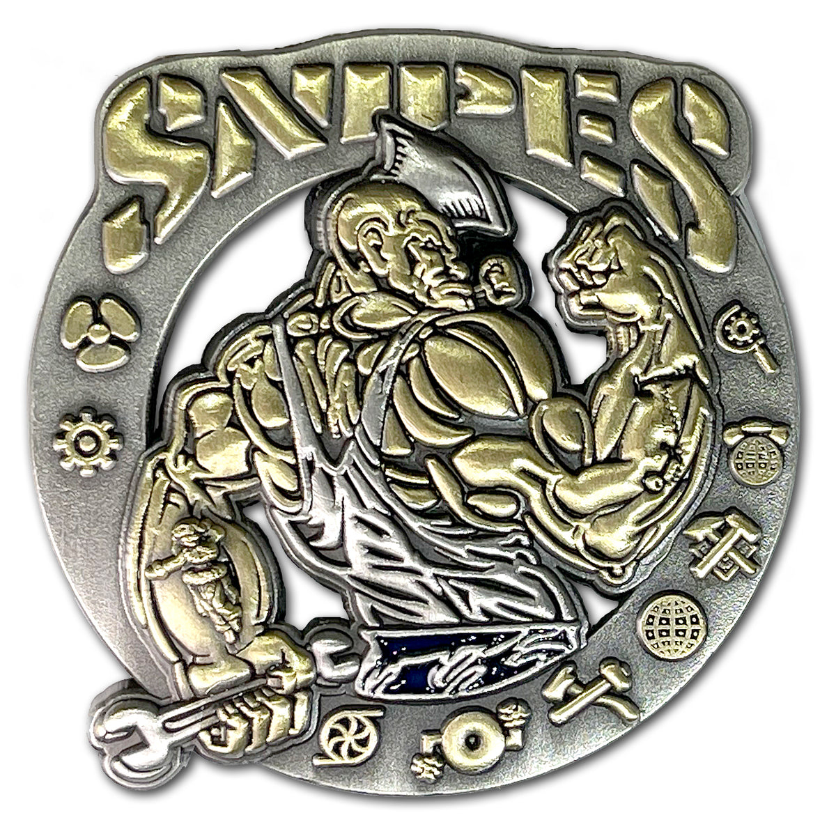 Popeye The Sailor Snipe Veteran The Sailors That Sail Below The Deck US Navy Collectible Challenge Coin
