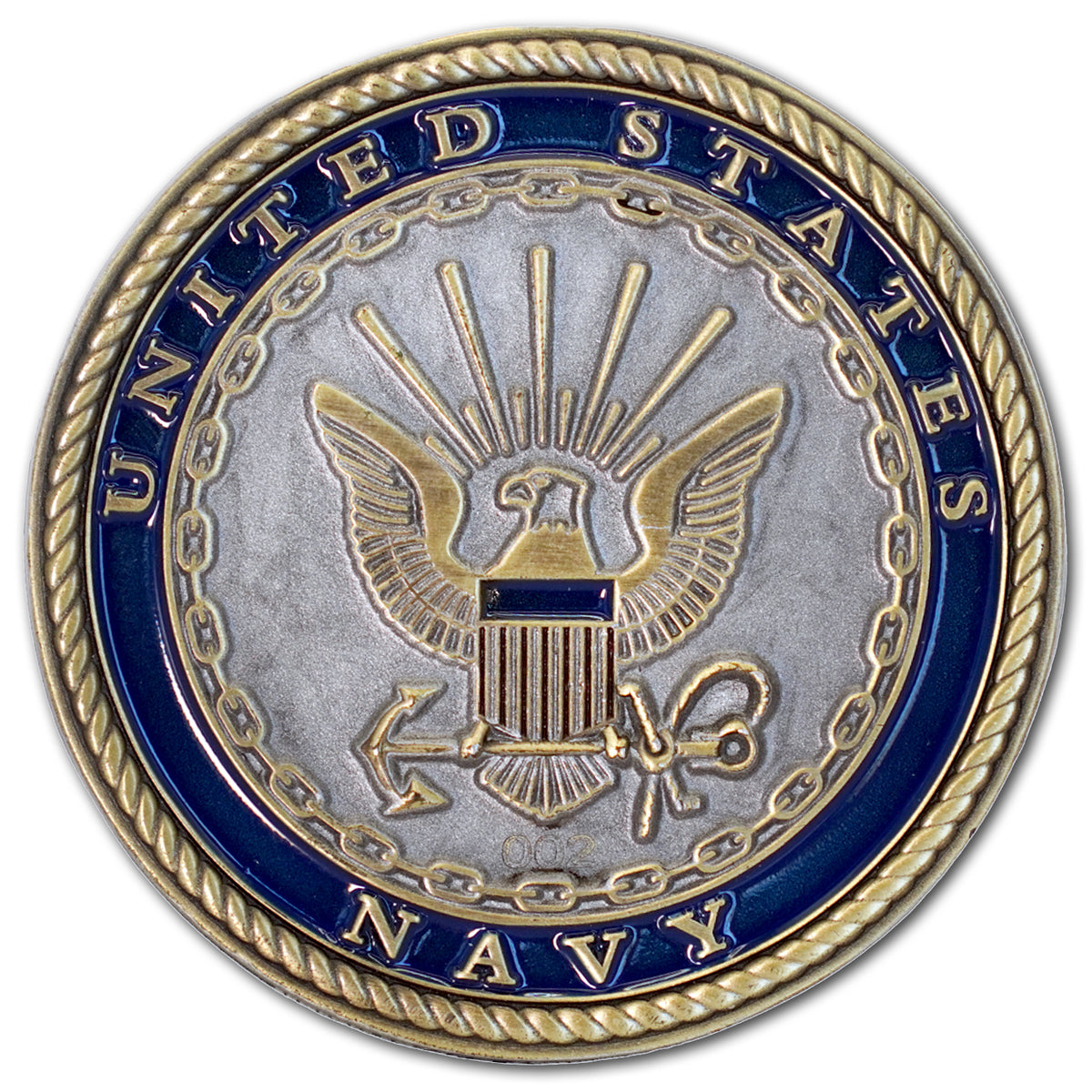 Navy Squid The Sea Is Ours US Navy Veteran Collectible Challenge Coin