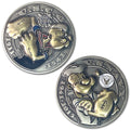 Popeye Double Headed US Navy Vs USCG Collectible Flip Coin