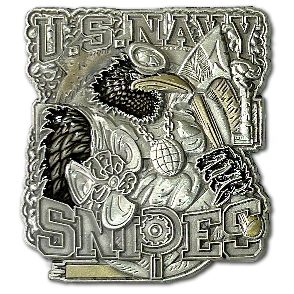US Navy Snipes Veteran Military Collectible Challenge Coin