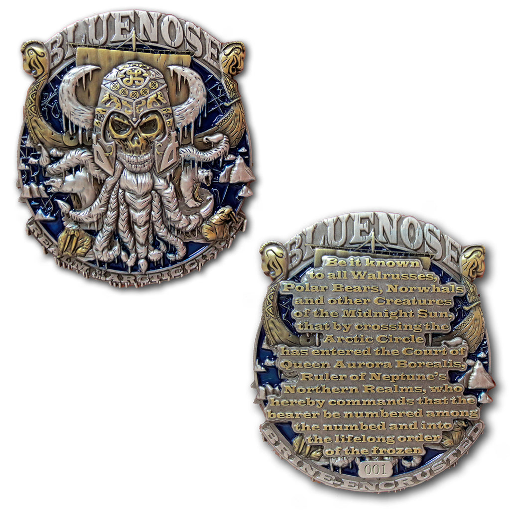 Bluenose Realm of the Arctic Circle US Navy Collectible Challenge Coin