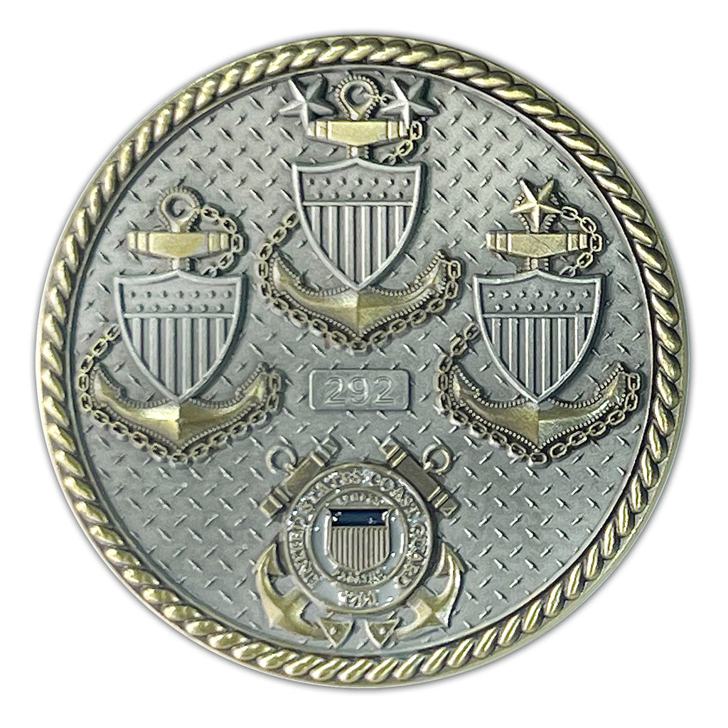 Go Ask The Chief Coast Guard Veteran Collectible Challenge Coin