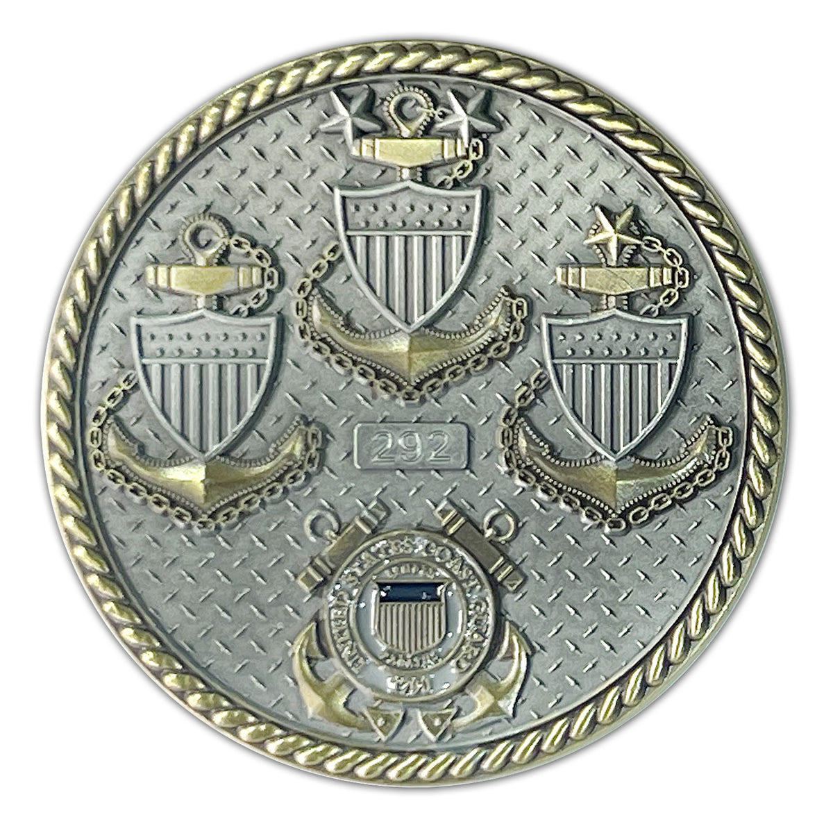 Go Ask The Chief Coast Guard Veteran Collectible Challenge Coin
