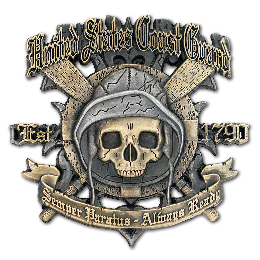 Semper Paratus Always Ready Coast Guard Veteran Collectible Challenge Coin
