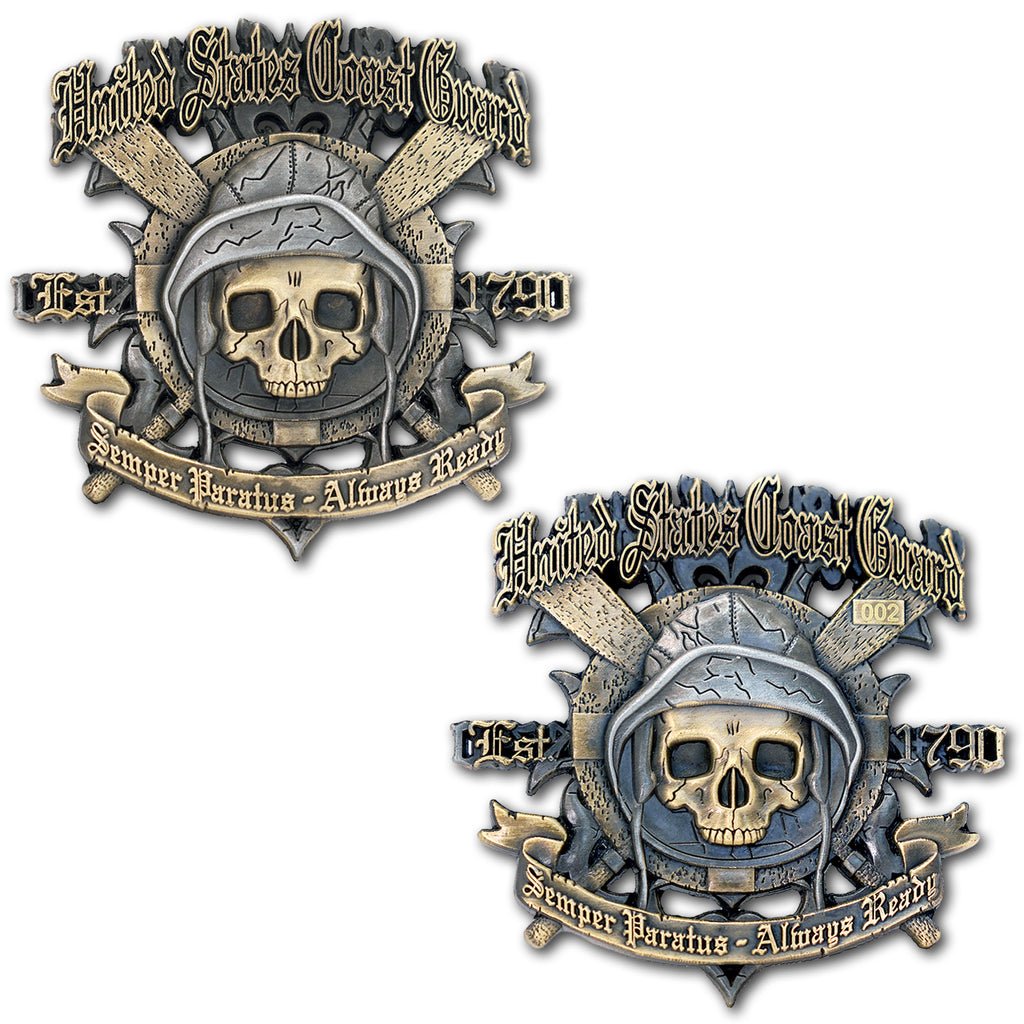 Semper Paratus Always Ready Coast Guard Veteran Collectible Challenge Coin