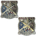 Cold War Veteran US Eagle vs USSR Soviet Bear Collectible Challenge Coin