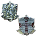 Blessed be the Name of the Lord Psalm 144:1 Veteran Collectible Prayer Challenge Coin