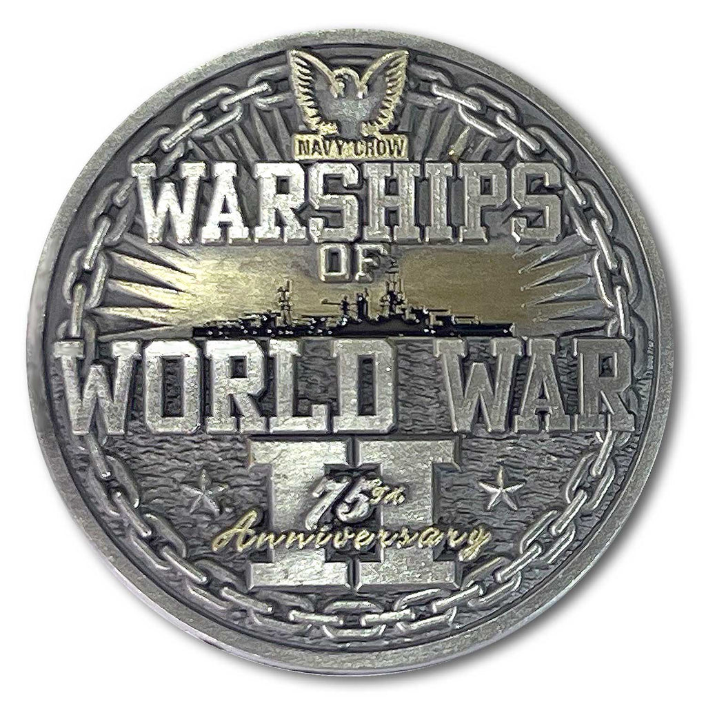 USS Alabama BB-60 Warships of World War 2 Collectible Challenge Coin