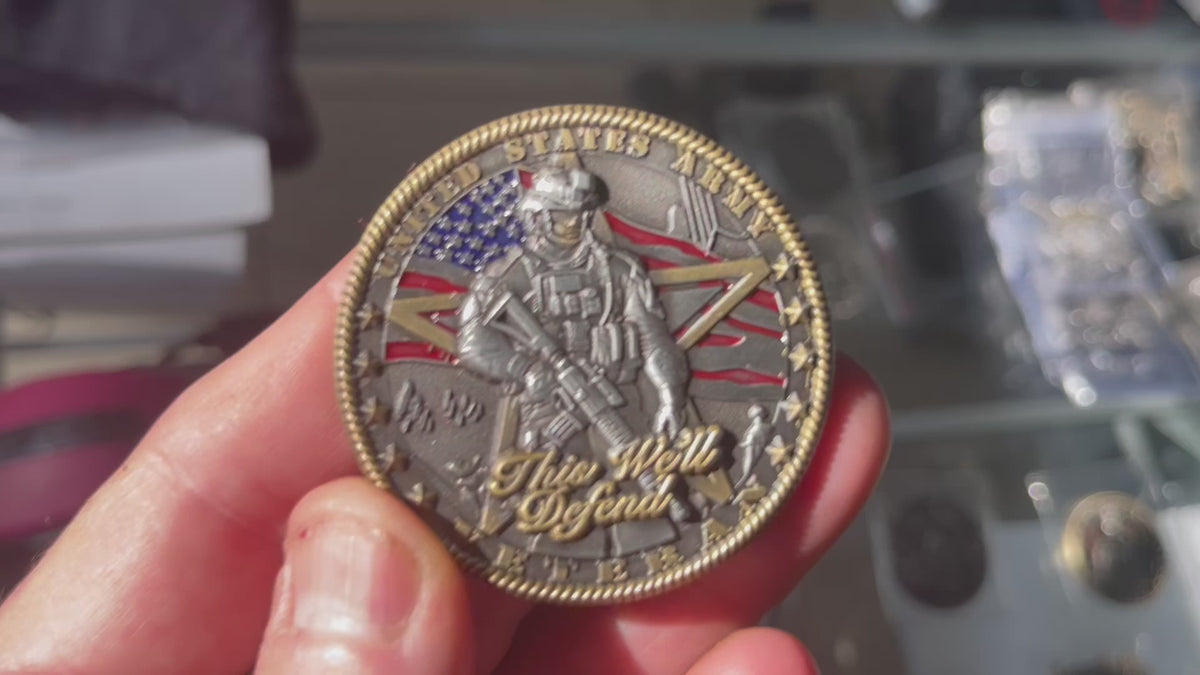 Army Veteran’s Day Collectible Challenge Coin