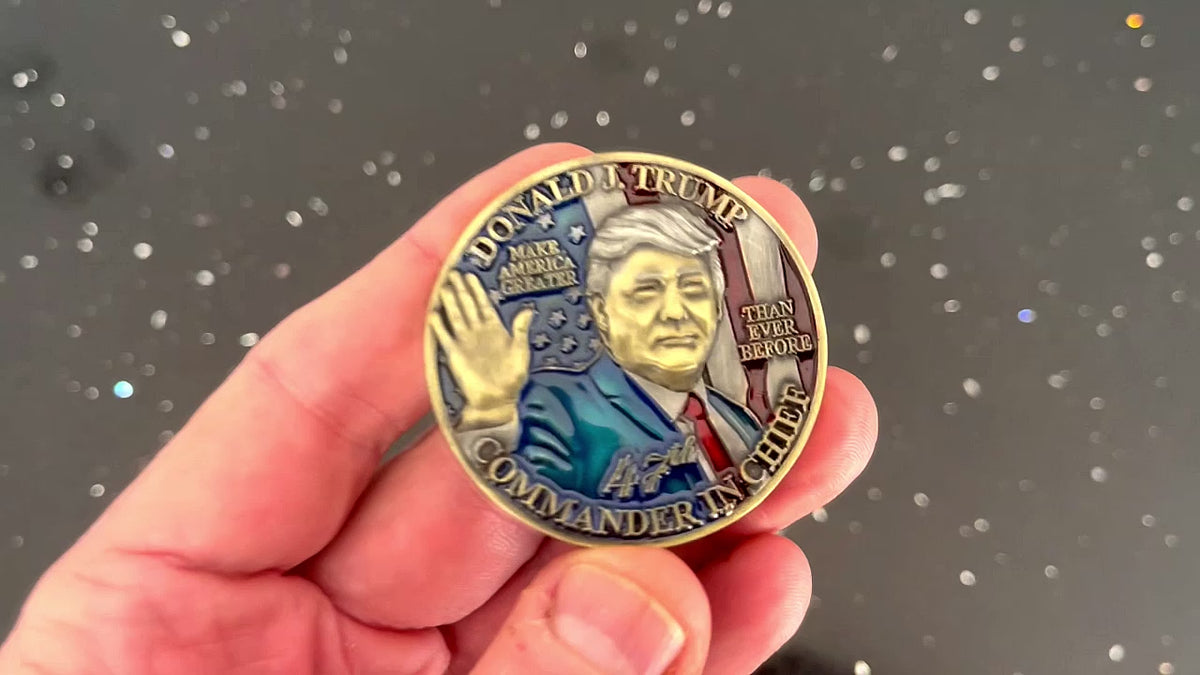 Donald J Trump 47th Commander In Chief Presidential Coin