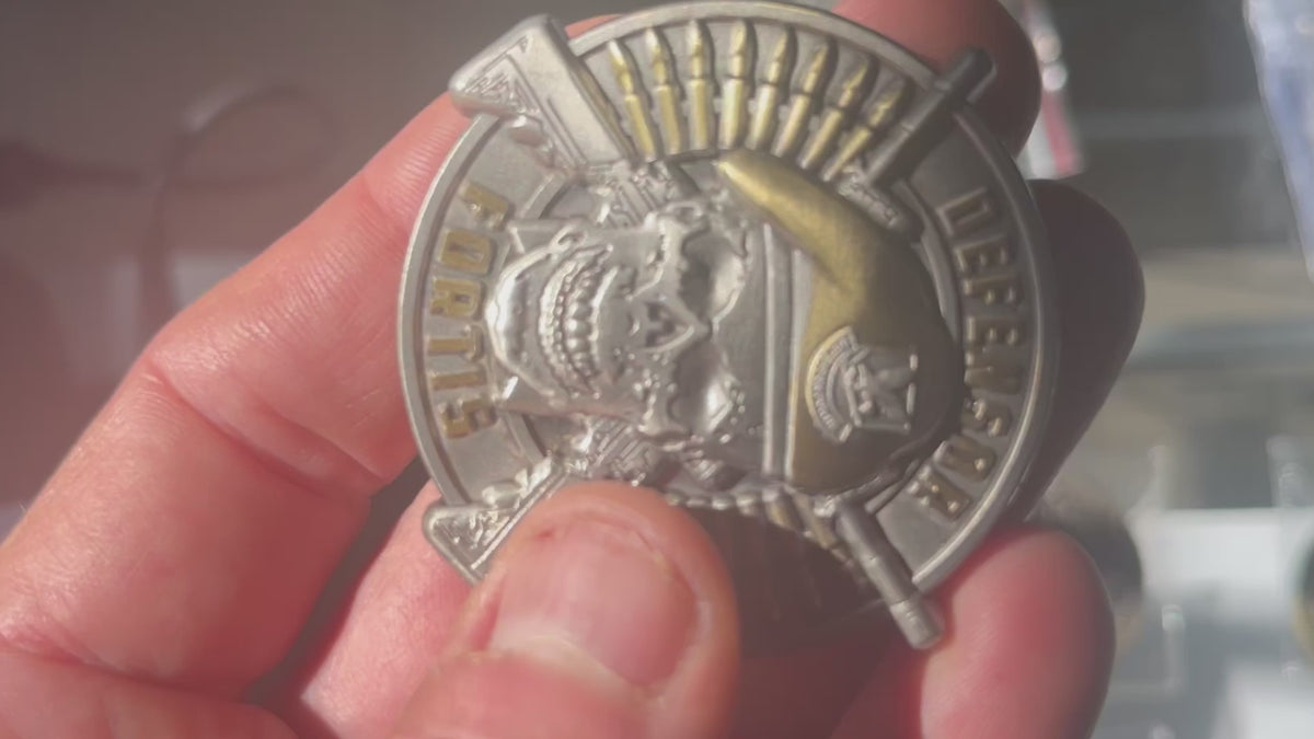 Security Forces Defensor Fortis Air Force Veteran Collectible Challenge Coin