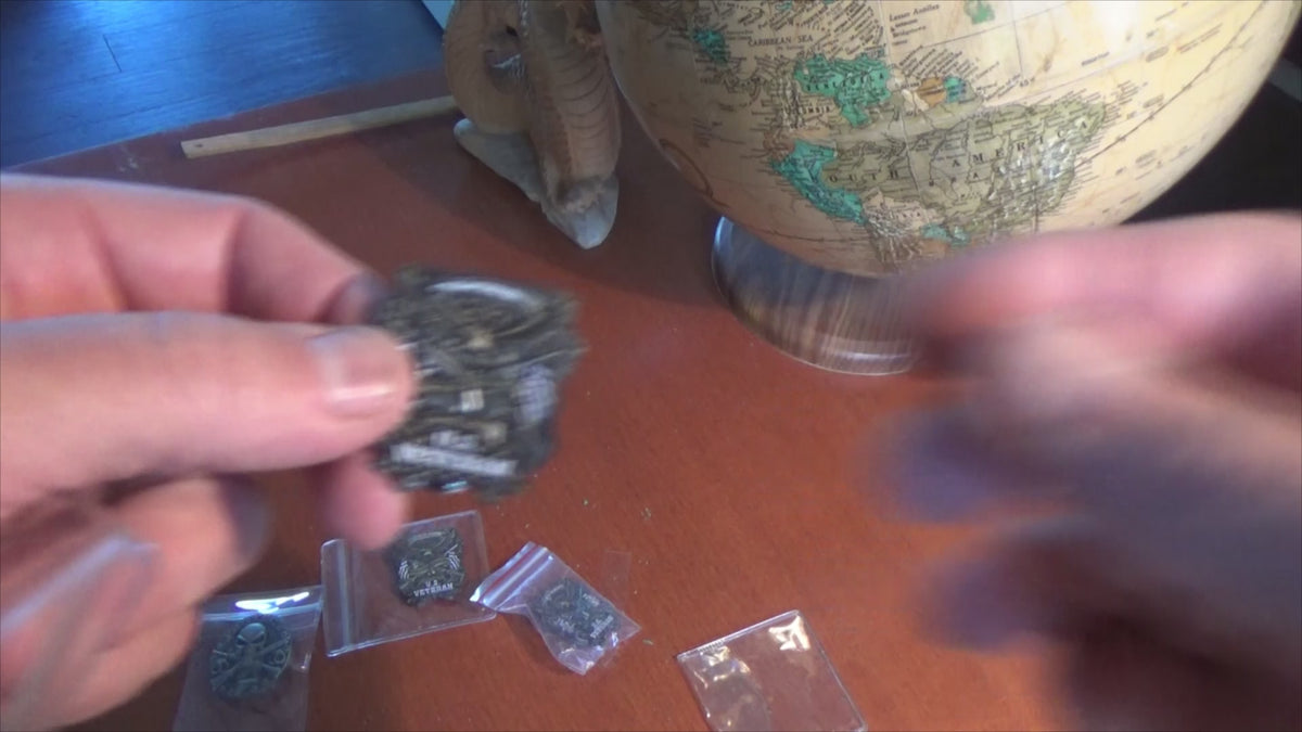 US Veteran Military Golf Ball Marker