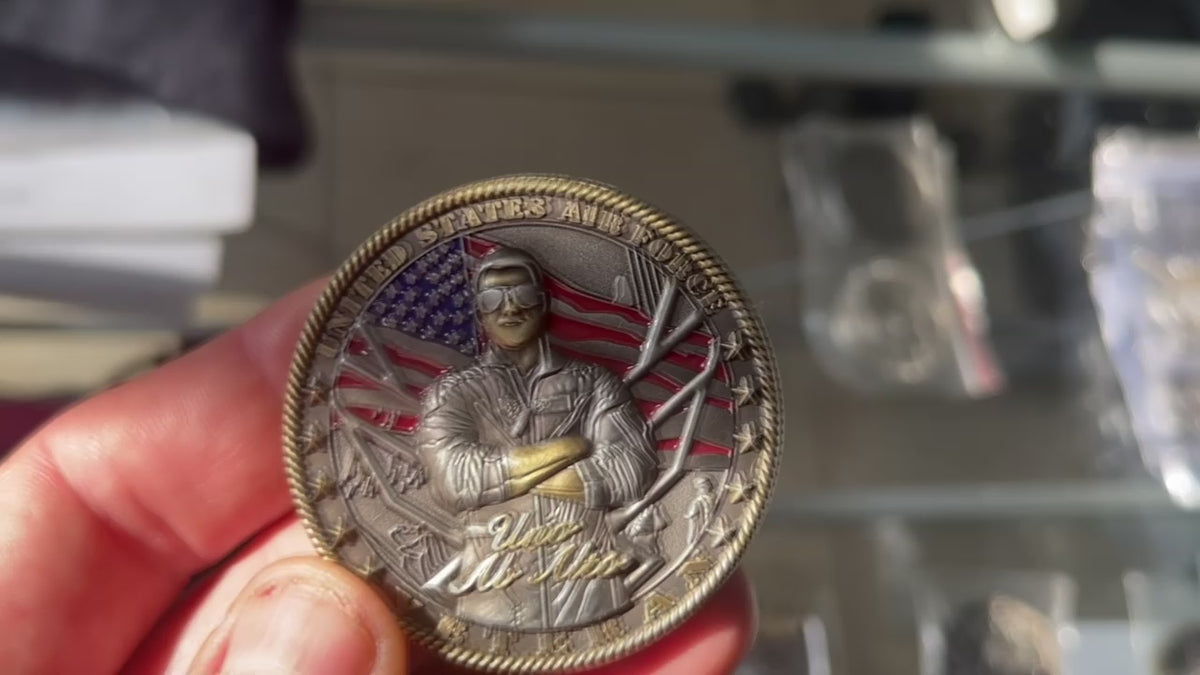 US Air Force Veteran’s Day Patriotic Collectible Military Challenge Coin