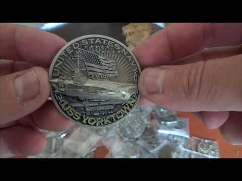 USS Yorktown CV-10 Aircraft Carrier Warships of World War 2 Collectible Challenge Coin