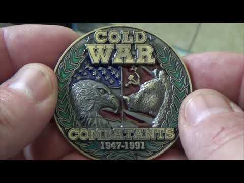 M103 Heavy Battle Tank USA Cold War Combatants Challenge Coin